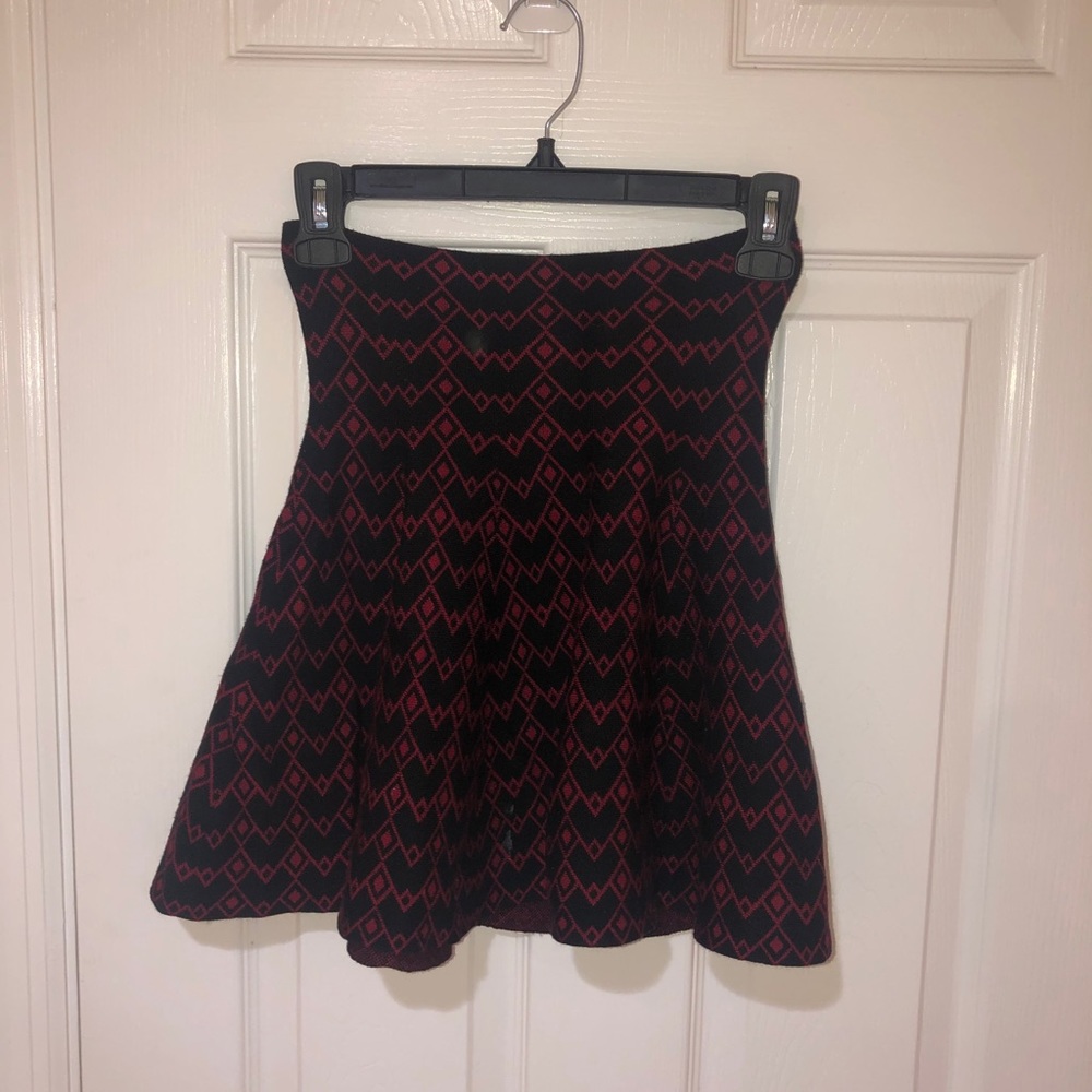 Sweater mini skirt
